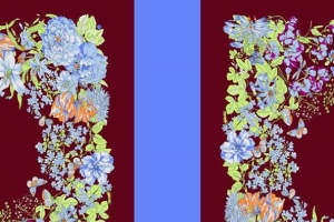 复古花卉面料印花素材 高端服装印花设计灵感