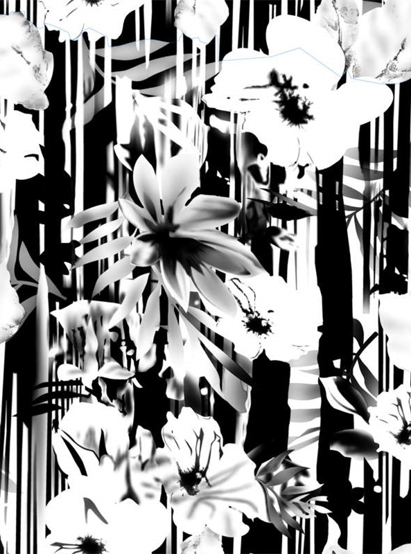 艺术花卉面料印花素材 时尚服装印花设计灵感