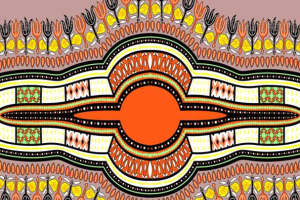 民族风对称花卉面料印花素材 适合服装定制设计