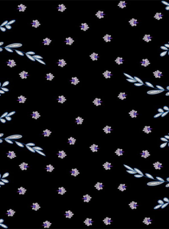 复古碎花面料印花 服装印花设计素材推荐