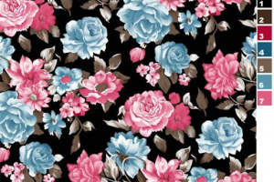 复古浪漫花卉面料印花素材 服装印花设计灵感
