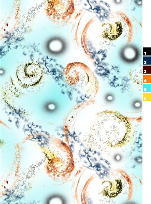 时尚抽象纹理面料印花素材 创意服装印花设计灵感