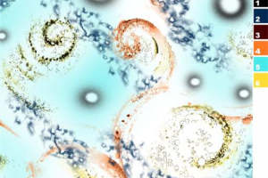 时尚抽象纹理面料印花素材 创意服装印花设计灵感