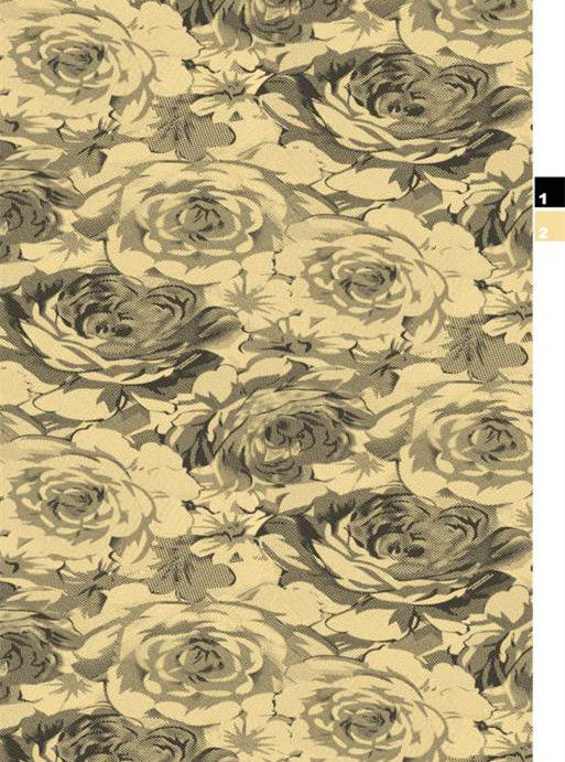 复古玫瑰纹样 高端面料印花设计素材