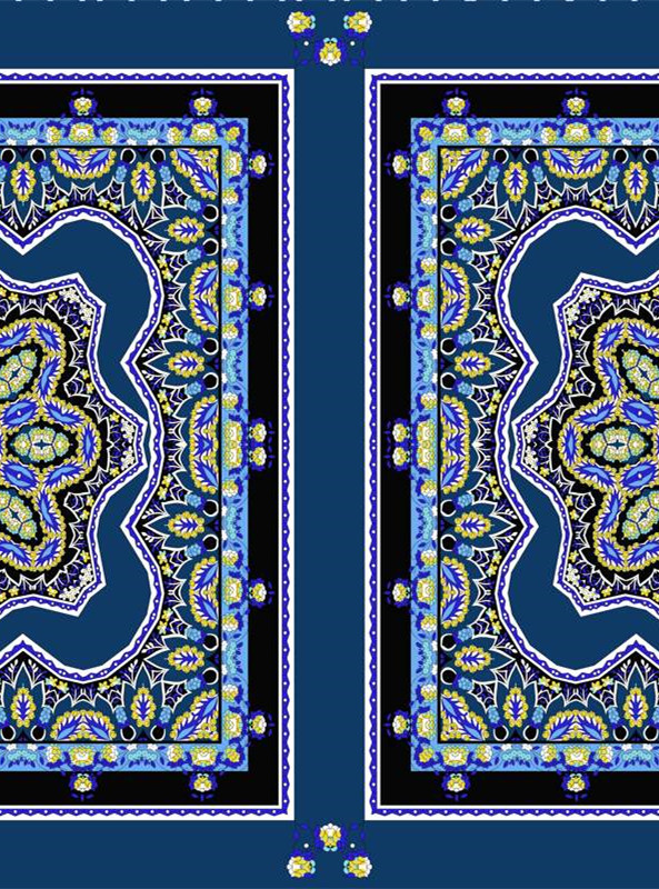 复古民族风面料印花素材 高端服装印花设计