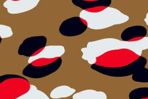 时尚抽象斑点面料印花素材，适用于潮流服装印花设计