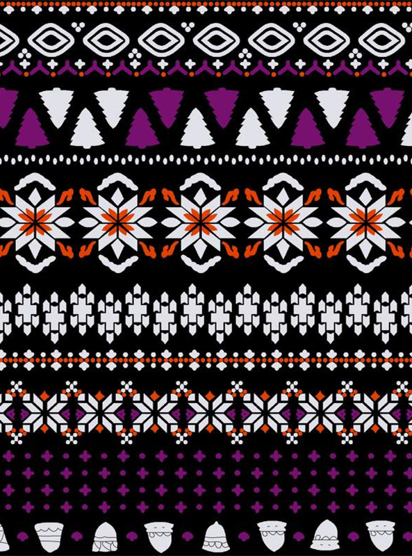 民族风情面料印花设计 服装印花素材推荐