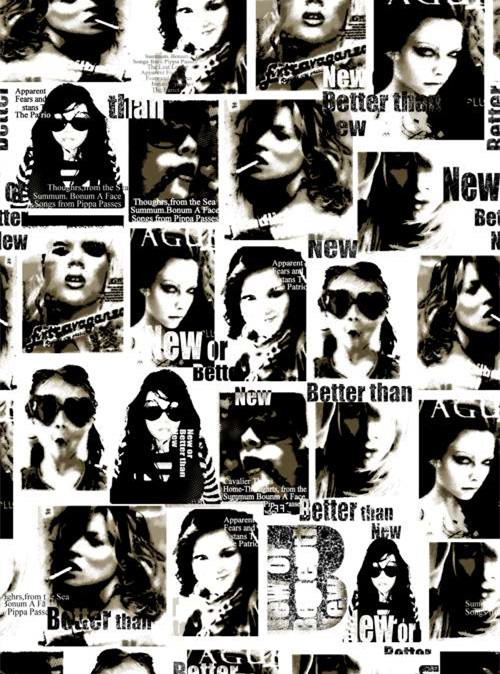 复古拼贴风面料印花素材 时尚服装印花设计灵感