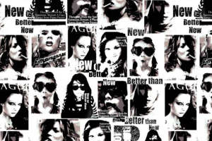 复古拼贴风服装印花素材 时尚面料设计灵感