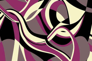 时尚抽象几何 高端面料印花素材 适用于服装印花设计