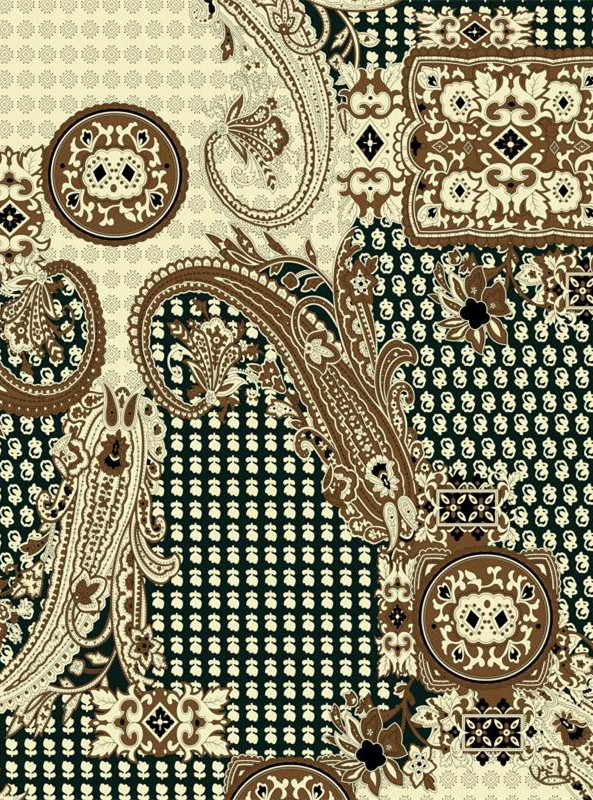 复古佩斯利纹样 高端面料印花设计素材