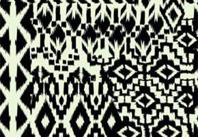 民族风几何图案面料印花素材，适用于服装定制