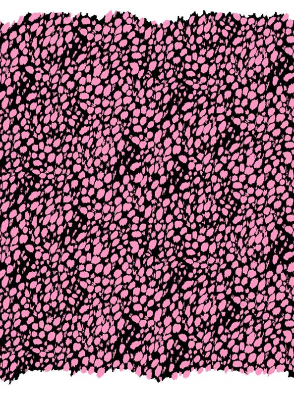 时尚粉色斑点面料印花素材 服装印花设计灵感