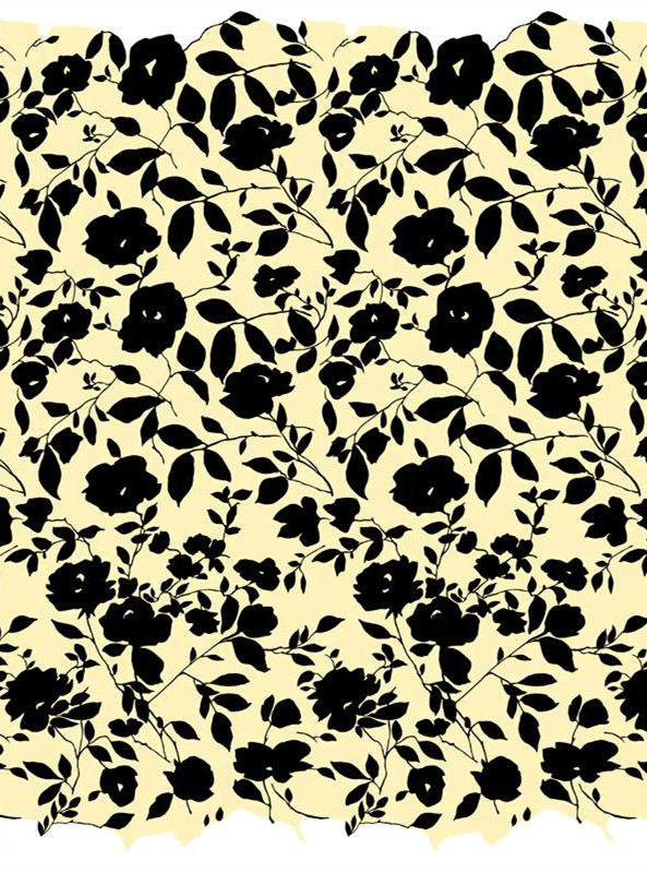 复古花卉面料印花素材,打造时尚服装印花设计