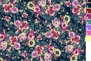 复古花卉面料印花 服装印花素材推荐