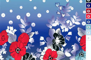 清新花卉面料印花素材 时尚服装印花设计