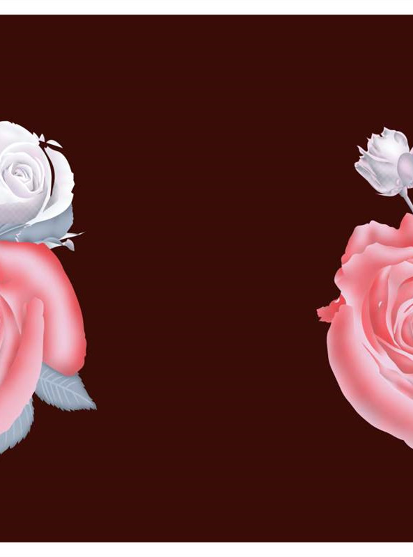 优雅玫瑰花卉图案 高端面料印花素材推荐