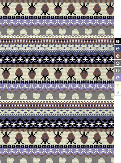 复古民族风条纹面料印花素材,适用于秋冬服装