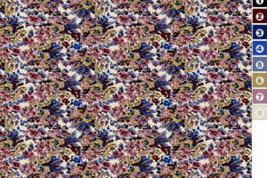 复古花卉面料印花素材 服装印花设计灵感