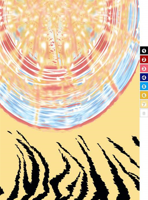 现代艺术风面料印花素材 时尚服装印花设计灵感