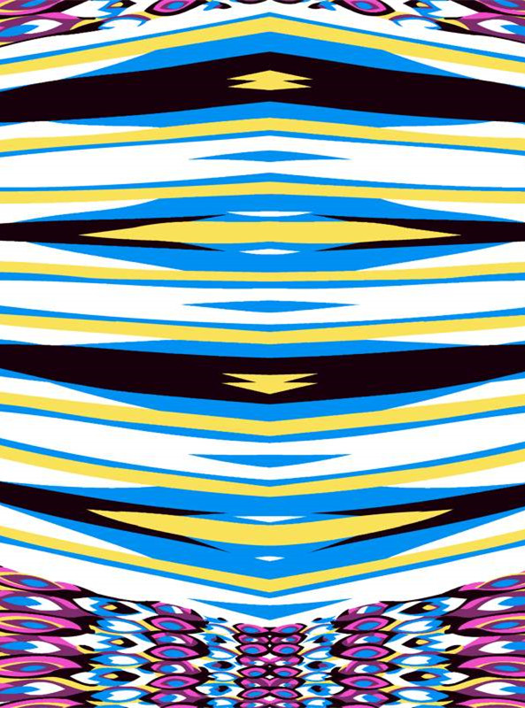 时尚几何风面料印花 服装印花素材推荐