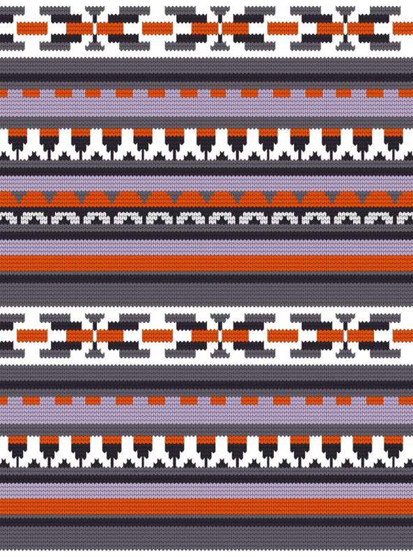 民族风几何纹样 服装印花面料设计素材