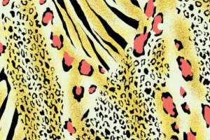 时尚豹纹斑马纹面料印花 服装印花设计素材