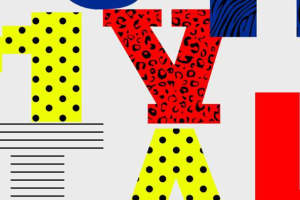 时尚波普风面料印花素材，个性服装印花设计灵感