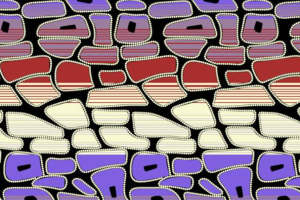 复古几何纹样面料印花素材，打造个性服装设计的艺术表达