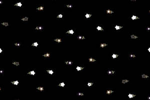 暗夜星辰碎花面料印花 时尚服装印花素材推荐