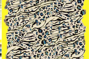 时尚动物纹面料印花素材 撞色设计服装印花灵感