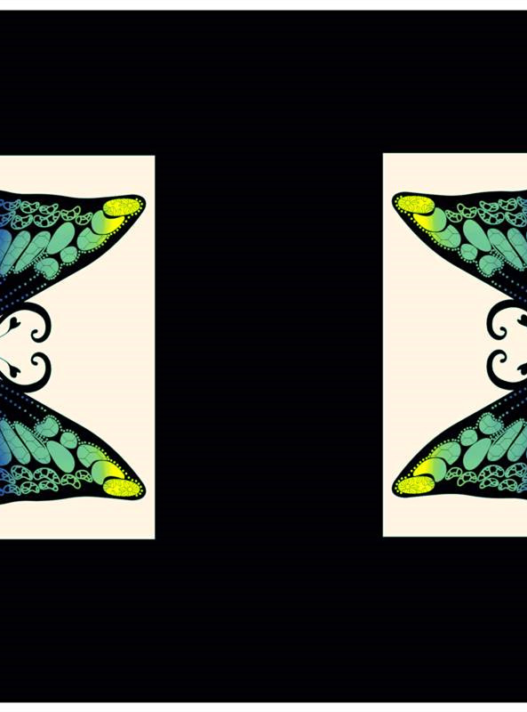 艺术感蝴蝶纹样 高端面料印花素材推荐