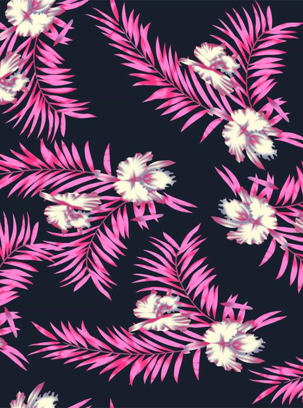 热带风情面料印花 时尚服装印花素材推荐