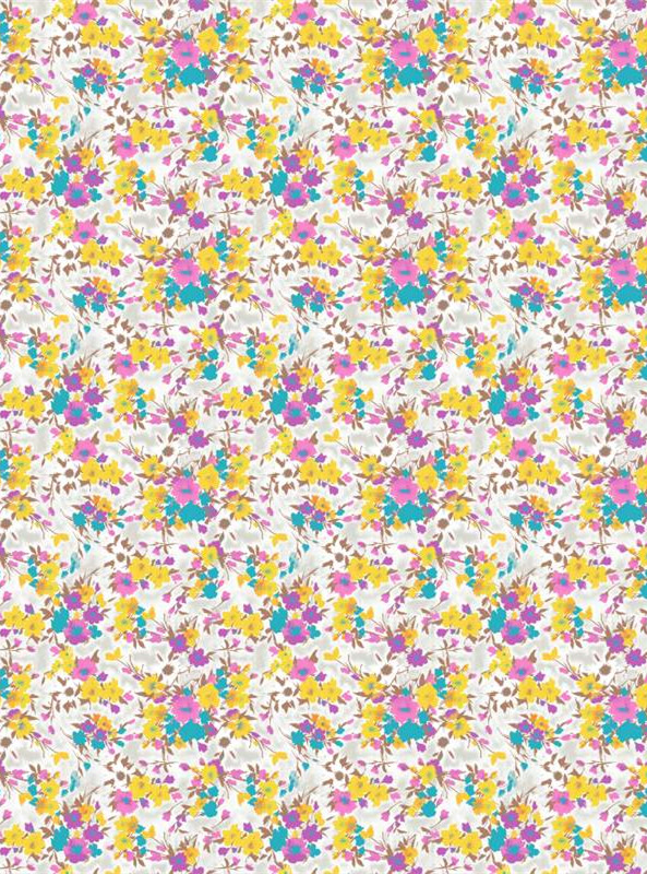 清新小碎花面料印花 春夏服装印花素材推荐