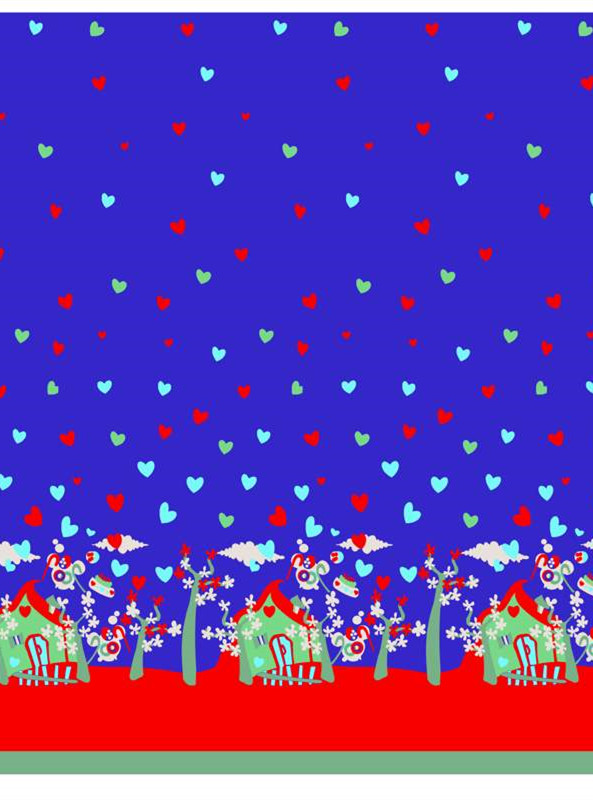 梦幻童趣风面料印花,打造专属服装印花创意