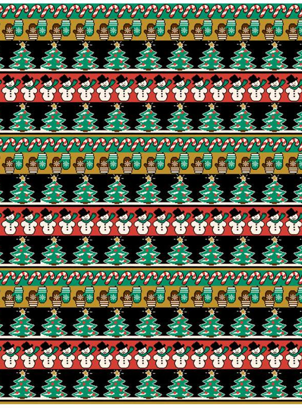 圣诞花型服装印花设计 节日主题面料素材推荐