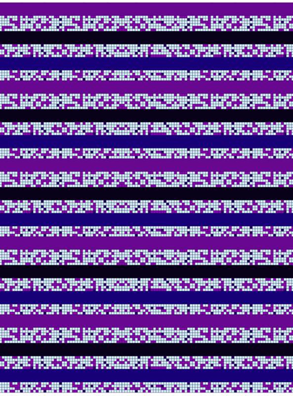 复古像素风面料印花素材 时尚服装印花设计灵感