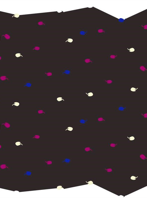 时尚深色面料印花素材,创意服装印花设计灵感