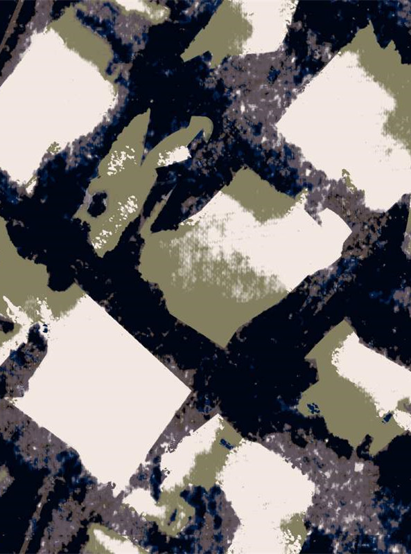 现代抽象几何面料印花 时尚服装印花素材推荐