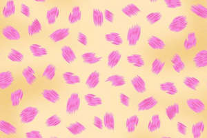 创意手绘粉色斑点面料印花设计素材