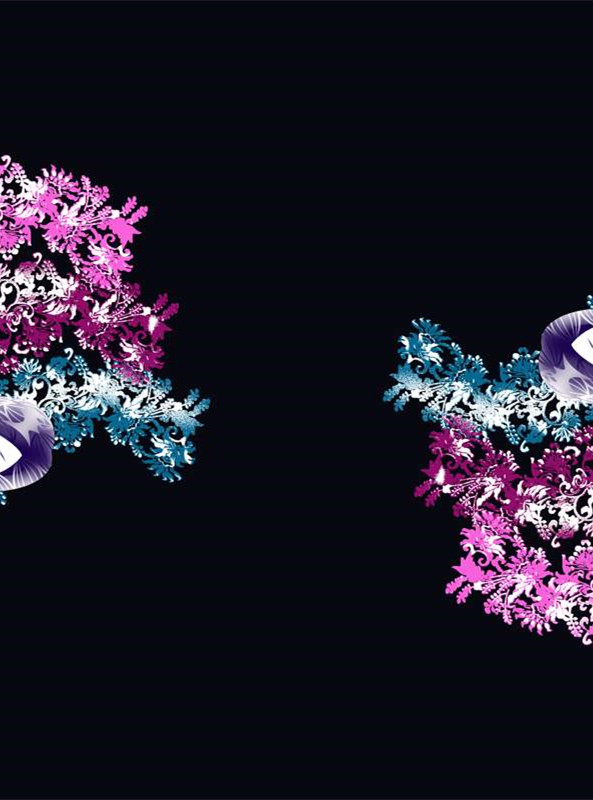 艺术花卉面料印花素材 时尚服装印花设计