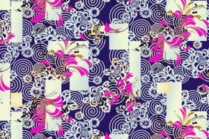 国风花卉面料印花素材 时尚服装印花设计灵感