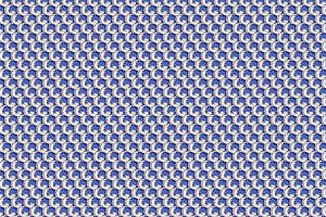 经典蓝白几何纹理 时尚面料印花素材推荐