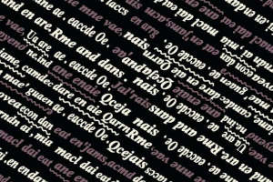 复古字母纹理面料印花 时尚服装印花素材推荐