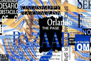 复古拼贴风面料印花 时尚服装印花设计素材