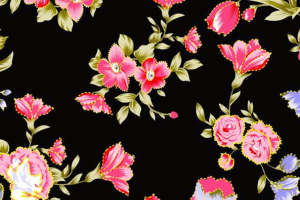 复古花卉面料印花素材 浪漫主义服装印花设计