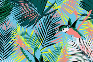 热带风情面料印花设计 时尚服装印花素材推荐