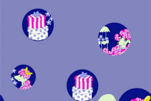 梦幻卡通面料印花 时尚童装设计素材