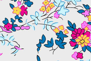 清新花卉面料印花素材 时尚服装印花设计灵感