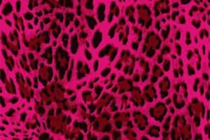 时尚粉红豹纹面料印花素材 服装印花设计灵感